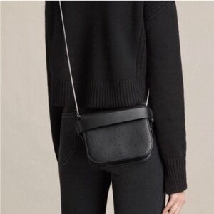 All Saints Black Clutch Wristlet